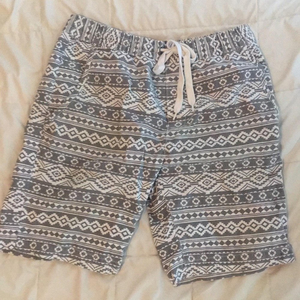 Geometric pattern shorts